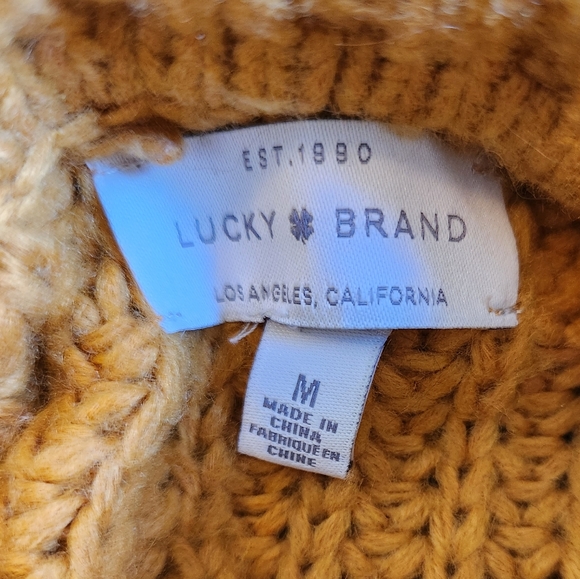 Lucky Brand Traveling Rib Turtleneck Sweater - Picture 7 of 8